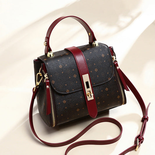 HotLuxeBag Women’s Retro Printed Shoulder Bucket Bag