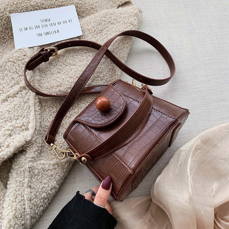 Hotluxebag Trendy Fashion Bucket Bag Large Capacity PU Leather Handbag