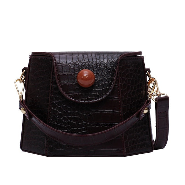 Hotluxebag Trendy Fashion Bucket Bag Large Capacity PU Leather Handbag