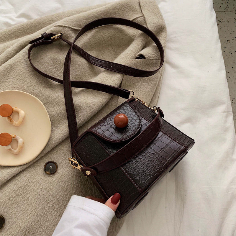 Hotluxebag Trendy Fashion Bucket Bag Large Capacity PU Leather Handbag