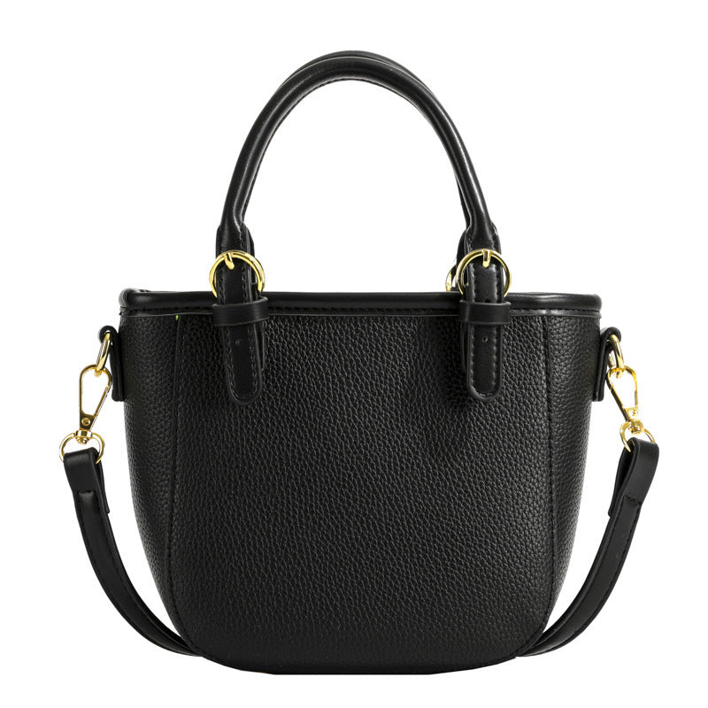 HotLuxeBag Simple Women’s Fashion Bucket Handbag